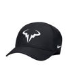 Nike Men's  Black Rafael Nadal Featherlight Club Performance Adjustable Hat In Black
