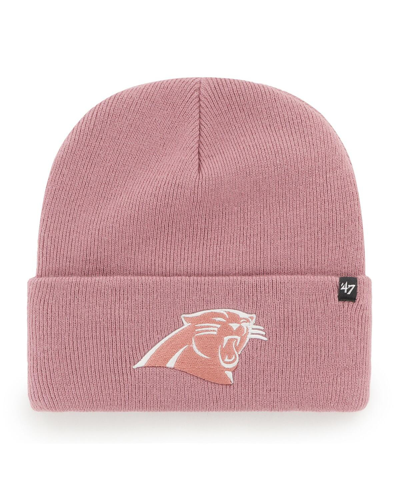 47 Brand Women's ' Pink Carolina Panthers Haymaker Cuffed Knit Hat