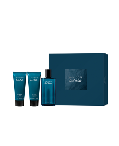 Davidoff Men's 3-pc. Cool Water Eau De Toilette Gift Set In No Color