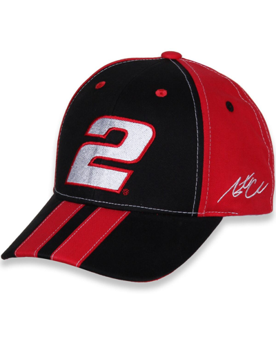 Team Penske Kids' Youth Boys And Girls  Black, Red Austin Cindric Big Number Adjustable Hat In Black,red