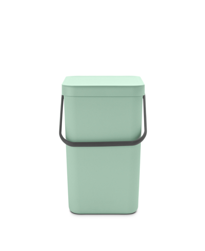 Brabantia Sort Go Plastic Waste Bin, 6.6 Gallon, 25 Liter In Jade Green
