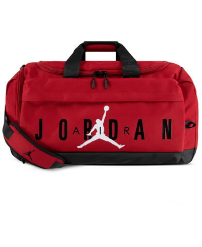 Jordan Kids' Big Boys Velocity Duffle Bag In Gym Red