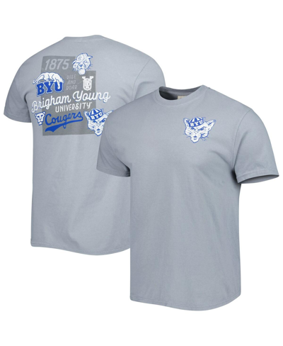 Image One Graphite Byu Cougars Vault State Comfort T-shirt