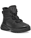 Ugg 25mm Yose Puffer Hiking Boots In Black