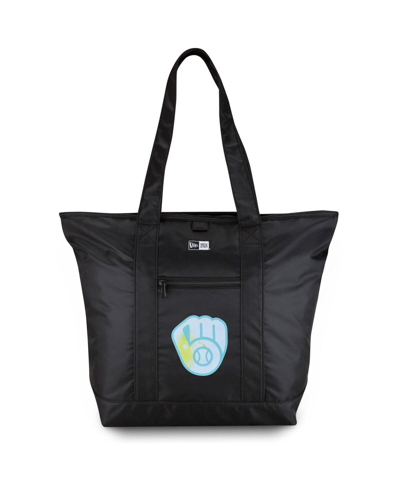 New Era Men's And Women's  Milwaukee Brewers Color Pack Tote Bag In Black