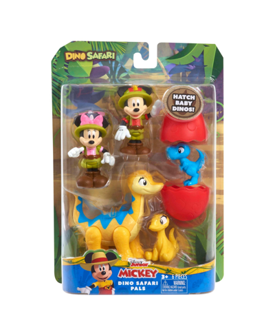 Mickey Mouse Kids' Disney Junior  Dino Safari Pals 7-piece Figure Set, Dinosaur In Multi