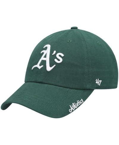 47 Brand Women's ' Green Oakland Athletics Team Miata Clean Up Adjustable Hat