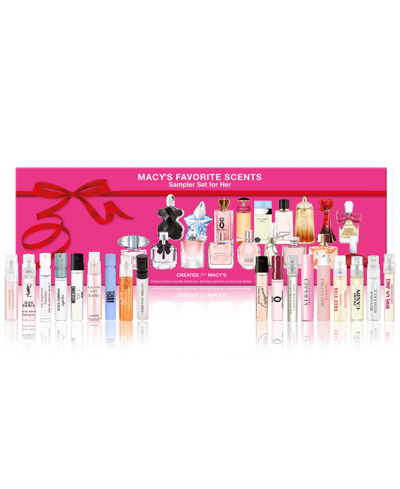 Macy's 18-pc.  Favorite Scents Sampler Discovery Set For Her, Created For  In No Color