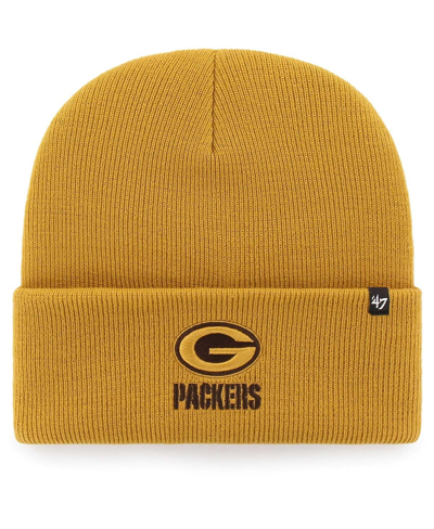 47 Brand Women's ' Gold Green Bay Packers Haymaker Cuffed Knit Hat