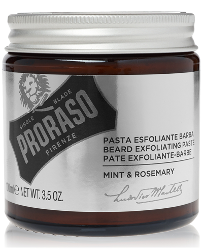 Proraso Exfoliating Beard Paste & Facial Scrub, 3.5 Oz. In No Color