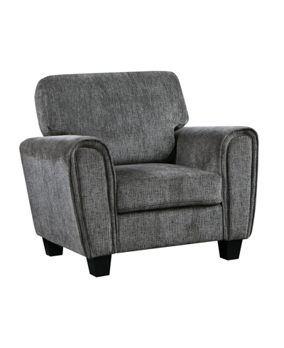 Homelegance White Label Landrum 40" Chair In Dark Gray