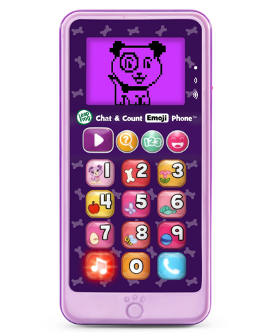 Vtech Chat Count Emoji Phone Violet In Multicolor