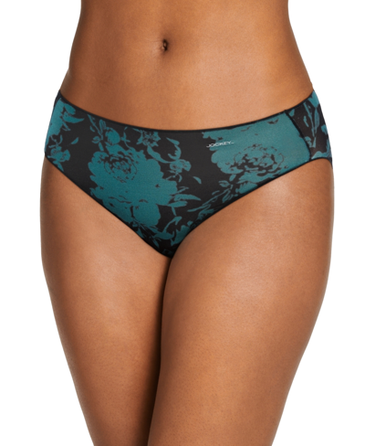 Jockey Women's No Panty Line Promise Bikini Underwear 1370 In Bright Green