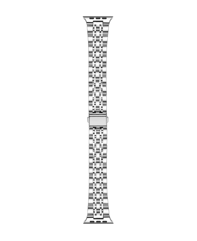 Posh Tech Rainey Stainless Steel Band For Apple Watch 44, 45, 46, 49mm In Silver