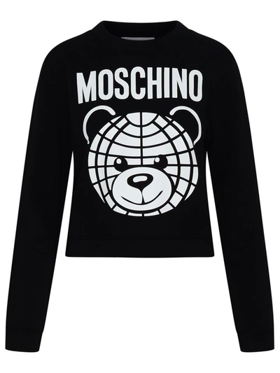 Moschino Black Cotton Sweatshirt