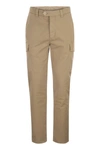 BRUNELLO CUCINELLI BRUNELLO CUCINELLI GARMENT-DYED LEISURE FIT TROUSERS