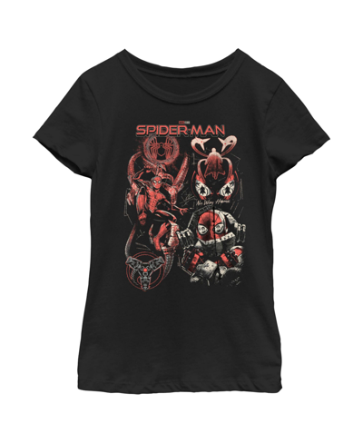Marvel Kids' Girl's  Spider-man: No Way Home Evil Doc Ock Grip Child T-shirt In Black