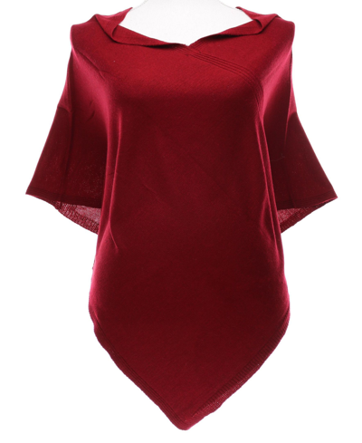 Fraas Women's Jersey Poncho In Red