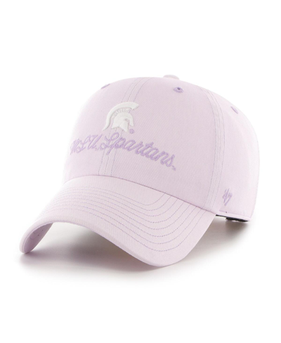 47 Brand Women's ' Purple Michigan State Spartans Haze Clean Up Adjustable Hat