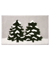 Avanti Winter Tree Bath Rug, 20" X 32" In Gray