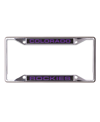 Wincraft Colorado Rockies Inlaid License Plate Frame In Black