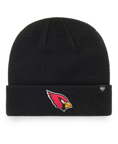 47 Brand Kids' Boys Black Arizona Cardinals Basic Cuffed Knit Hat