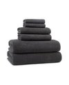 Cassadecor Venice Textured Cotton Towel Collection In Light Gray