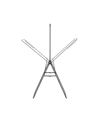 Brabantia Hang On Clothes Drying Rack With Garment Rail, 82', 25 Meters In Matte Black