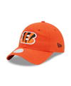 NEW ERA WOMEN'S NEW ERA ORANGE CINCINNATI BENGALS CORE CLASSIC 2.0 9TWENTY ADJUSTABLE HAT