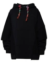 Khrisjoy Cotton Hoodie In Black