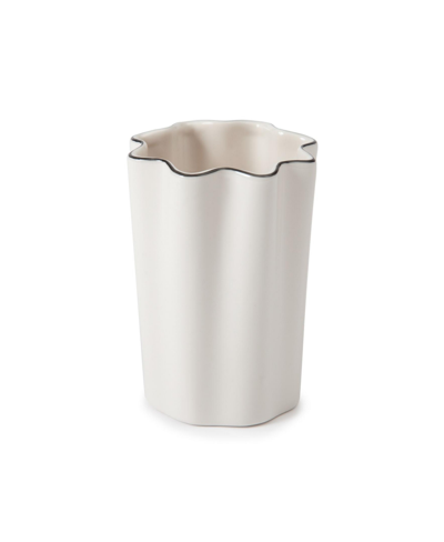 Cassadecor Mare Tumbler In White With Black Trim