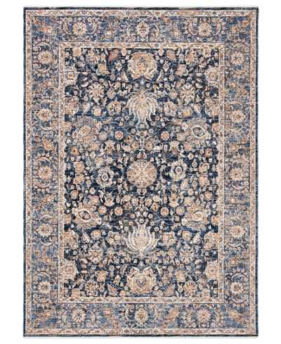 Ralph Lauren Celia Lrl1335n 5'3" X 7'6" Area Rug In Navy