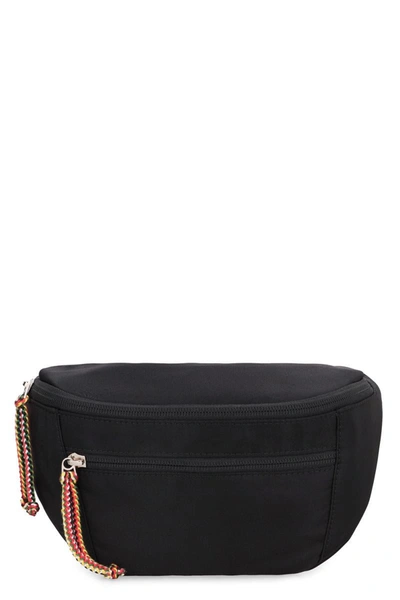 Lanvin Nylon Belt Bag In Black