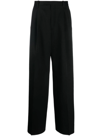 Lanvin Wide-leg Trousers In Black