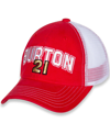 Checkered Flag Sports Women's Checkered Flag Red, White Bubba Wallace Name And Number Adjustable Hat In Red,white