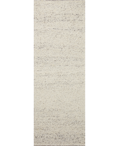 Amber Lewis X Loloi Mulholland Mul-02 2'9" X 10' Runner Area Rug In Silver