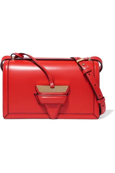 Loewe Barcelona Small Leather Shoulder Bag In Red | ModeSens