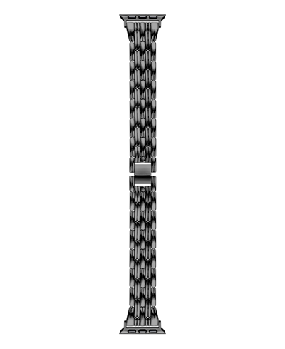 Posh Tech Men's Sloan 3-link Stainless Steel Band For Apple Watch Size- 38mm, 40mm, 41mm In Black