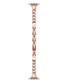 Posh Tech Nikki Skinny Stainless Steel Band For Apple Watch 44,45,46, 49mm In Rose Gold