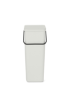Brabantia Sort Go Plastic Bin, 10.6 Gallon, 40 Liter In Light Gray
