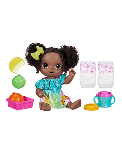 Baby Alive Kids' Fruity Sips Doll, Lime, Black Hair In No Color