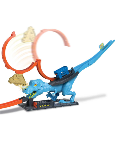 Hot Wheels City T-rex Chomp Down Playset In Multi-color