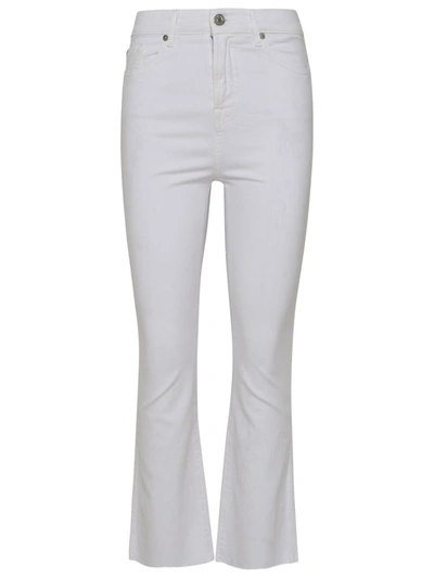 7 For All Mankind Seven Easy Slim Jeans In White