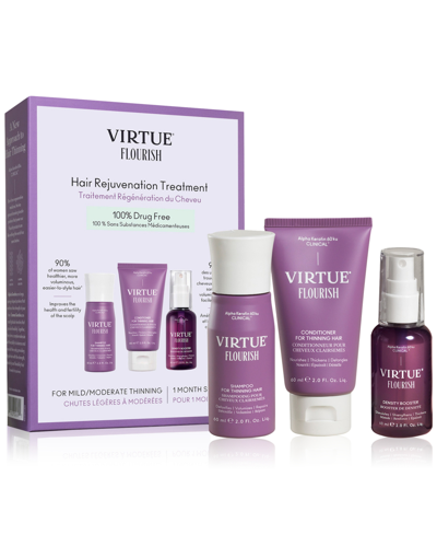 Virtue 3-pc. Trial-size Hair Rejuvenation Treatment Set In No Color