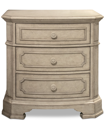 Macy's Kensington 3 Drawer Nightstand In No Color