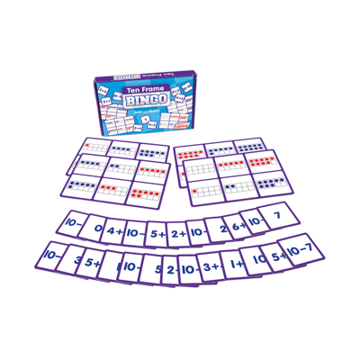 Junior Learning Kids' Ten Frame Bingo Learning Educational Game In Multi