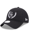 New Era Black Colorado Rockies Leaves 9twenty Adjustable Hat In Black