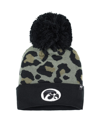 47 Brand Women's ' Hunter Green Florida State Seminoles Bagheera Cuffed Knit Hat With Pom In Green