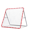 Net Playz Soccer Rebounder, Soccer Gifts, Kids Teens Football Games, Kick Back Practice Net For Skill Training In Red