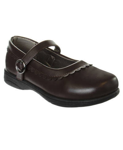 French Toast Kids' Little Girls School Buckle Closure Shoes In Black